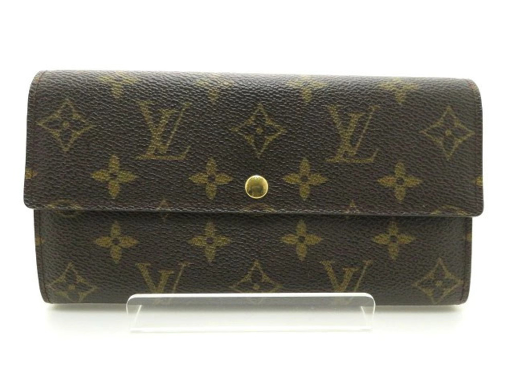 LOUIS VUITTON Wallet Pochette Portemonnaie Credit Monogram